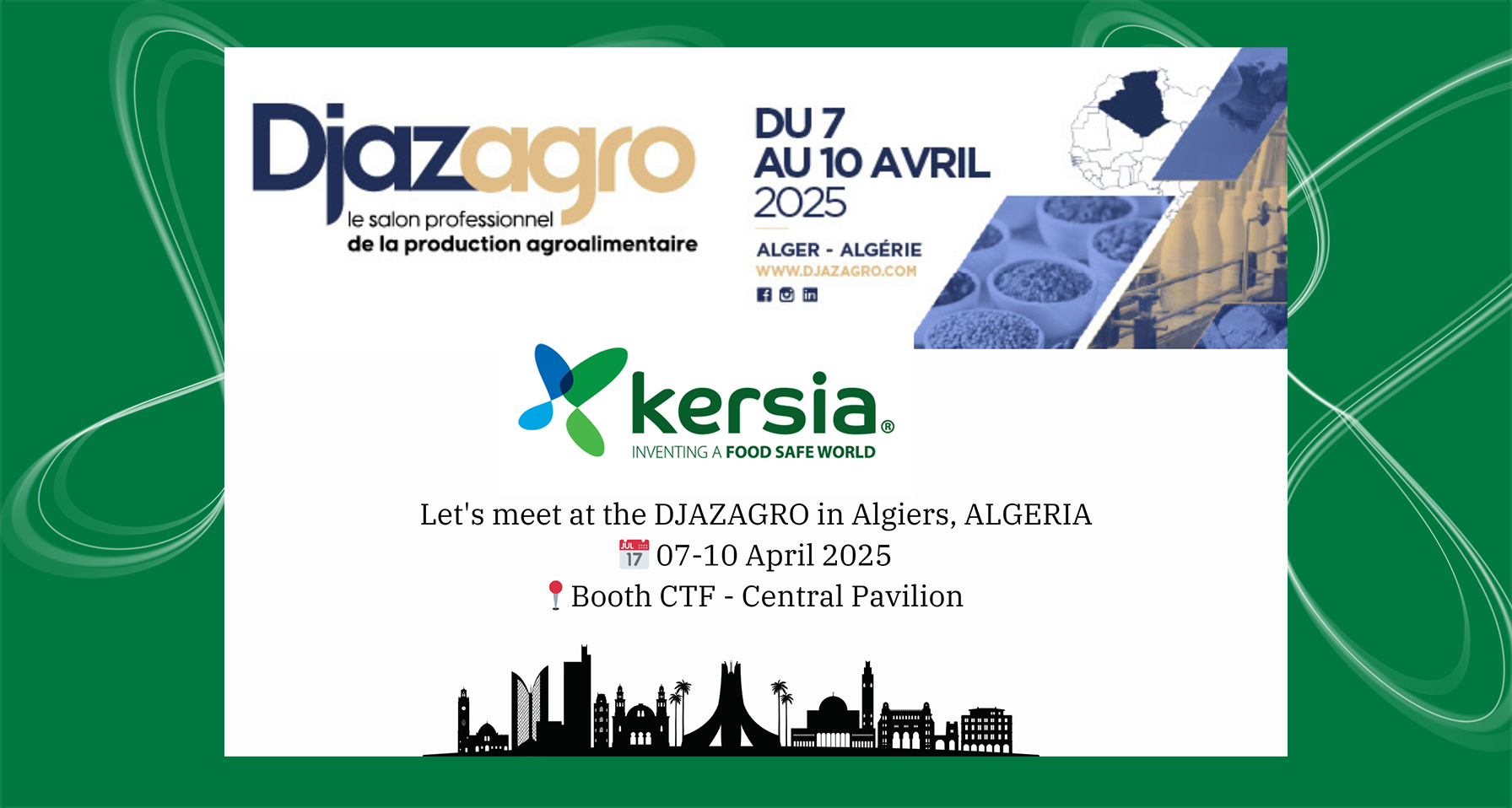 Djazagro: 7 – 10 April 2025- SAFEX Exhibition Park – Algiers