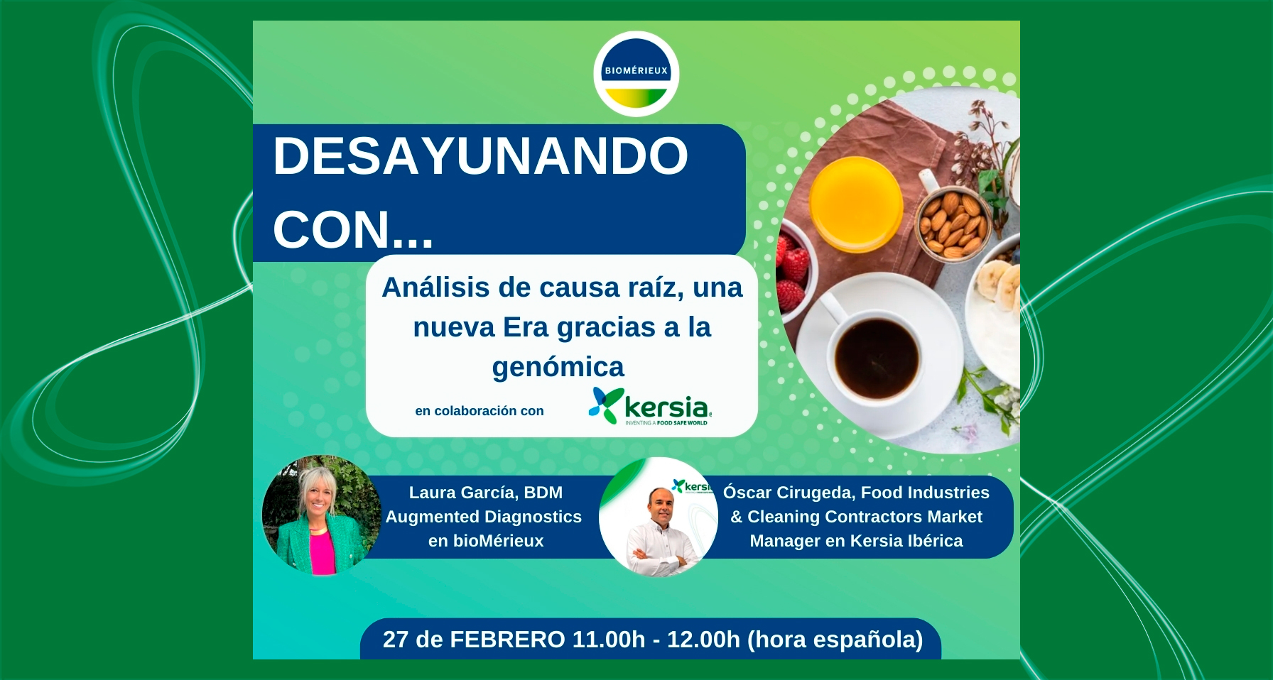 Kersia Ibérica participa en el seminario web de BIOMÉRIEUX: ¡Sumamos conocimiento y experiencia en seguridad alimentaria!